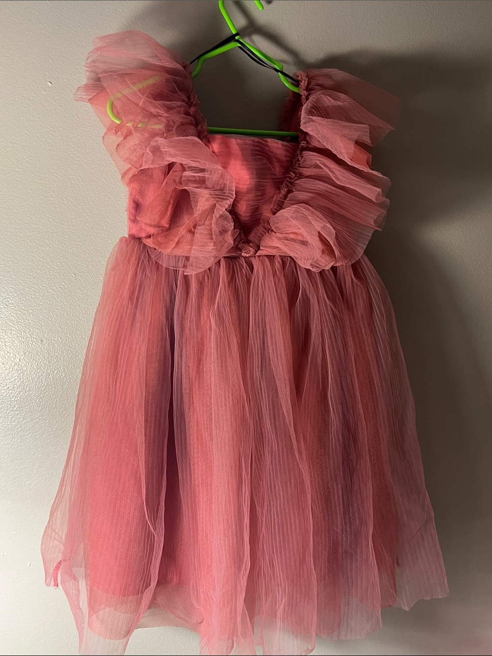 H&M Pink Ruffled Tulle Formal Dress for Girls - Picture 3 of 7